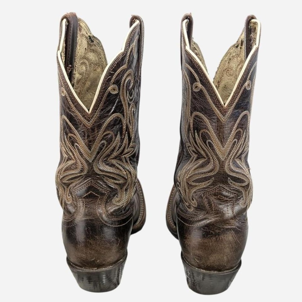 Ariat Legend Chocolate Chip Snip Toe Western Boot Full Grain Leather 8B - Picture 6 of 9